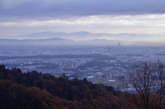 西山から京都を望む