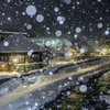 湯西川の雪景色