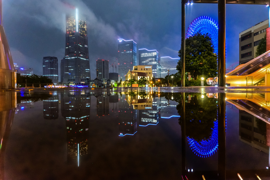 運河パーク夜景