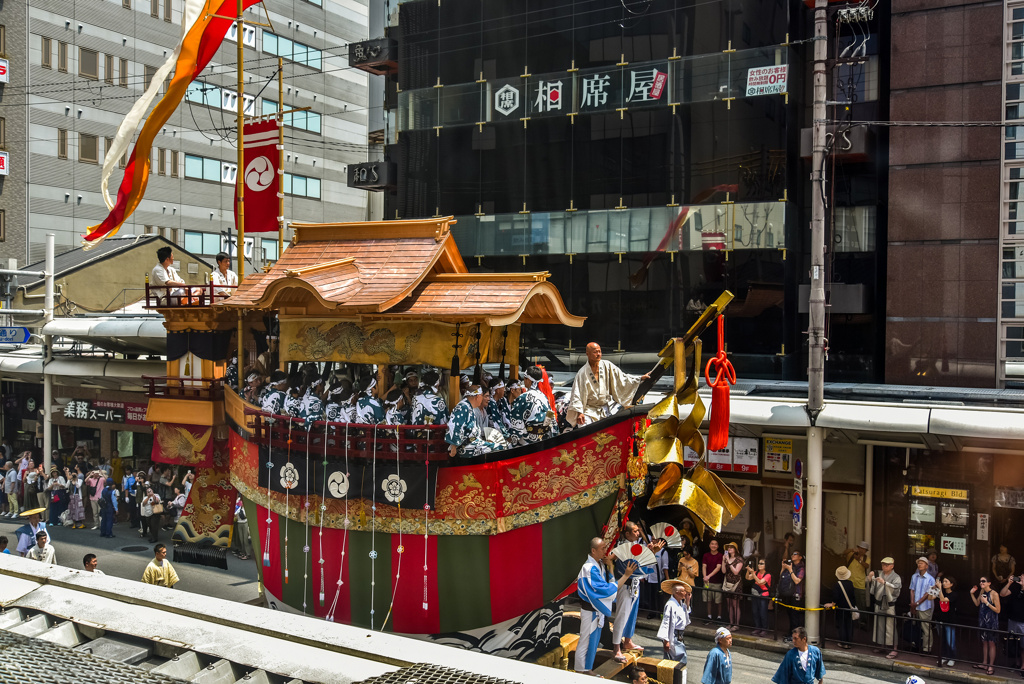 二年前の後祭山鉾巡行