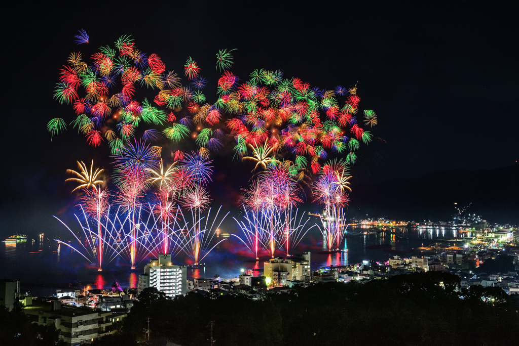 按針祭海の花火大会2