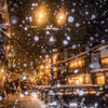 銀山温泉の雪景色3