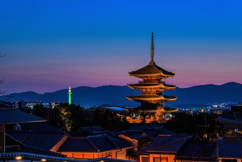 東山の黄昏