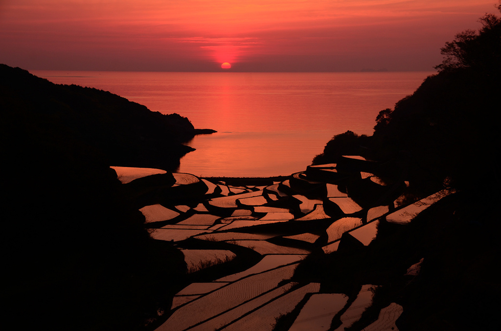 さよならの夕日