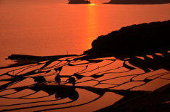 土谷の夕暮れ