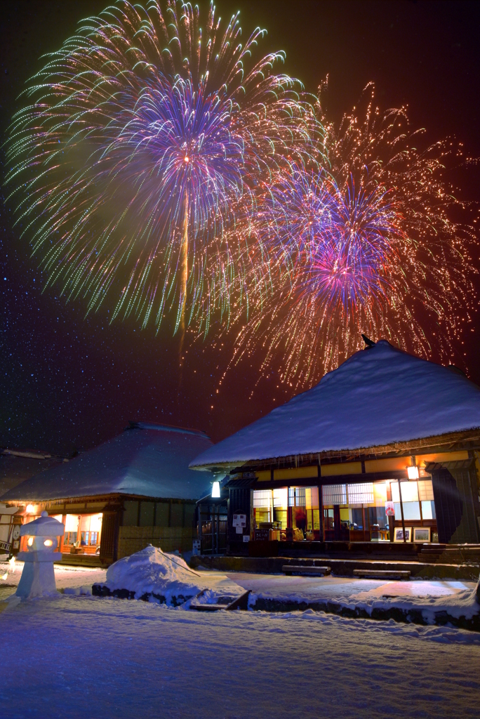 大内宿雪まつり