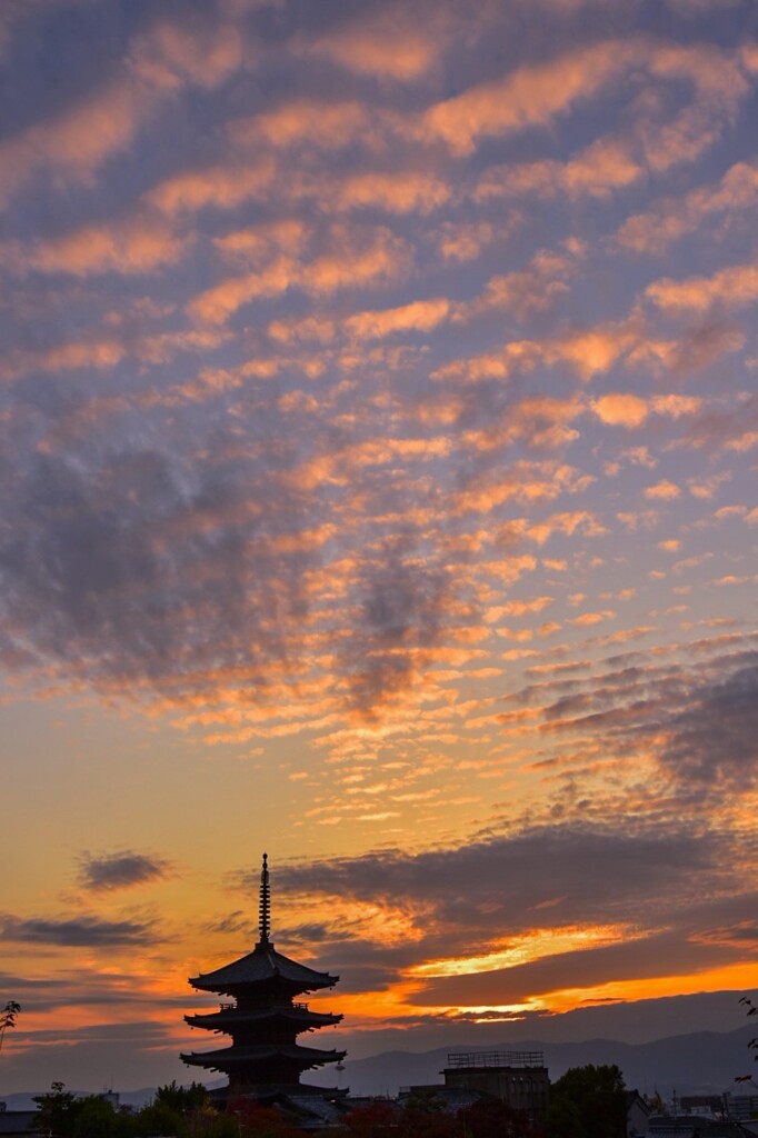 古都の秋空