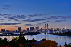 お台場夕景
