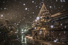 高山の雪景色(速報版)