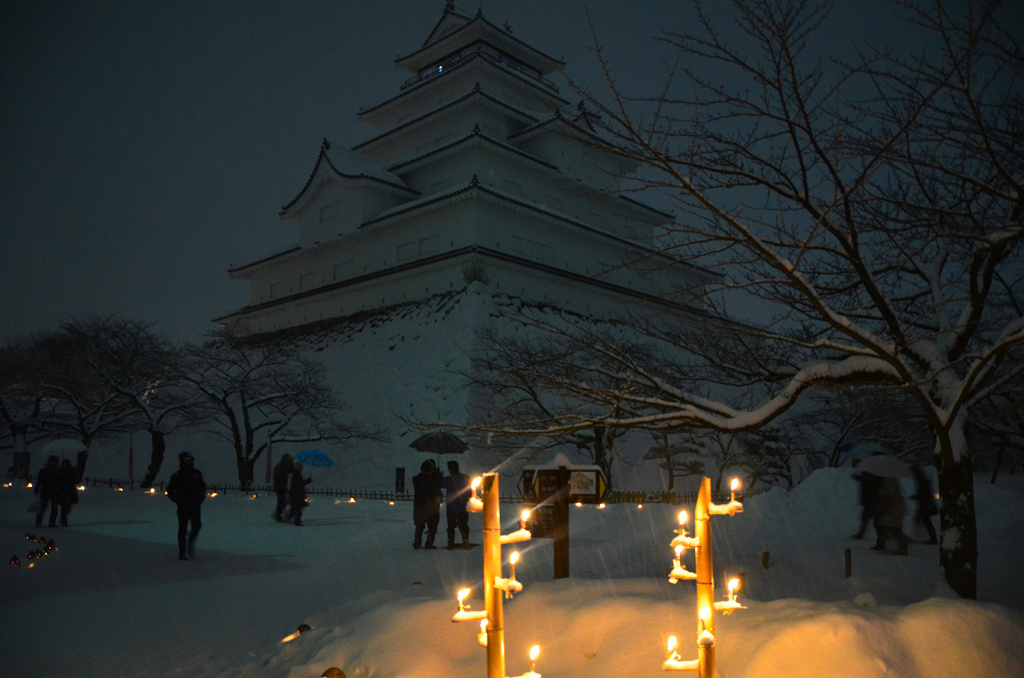 冬の鶴ヶ城
