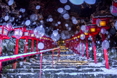 貴船神社雪景色(再編集版)