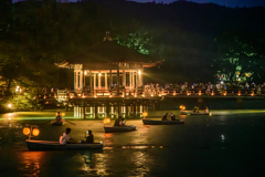 なら燈花会(浮見堂)