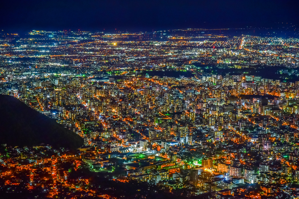 藻岩山夜景2(自宅編集版)