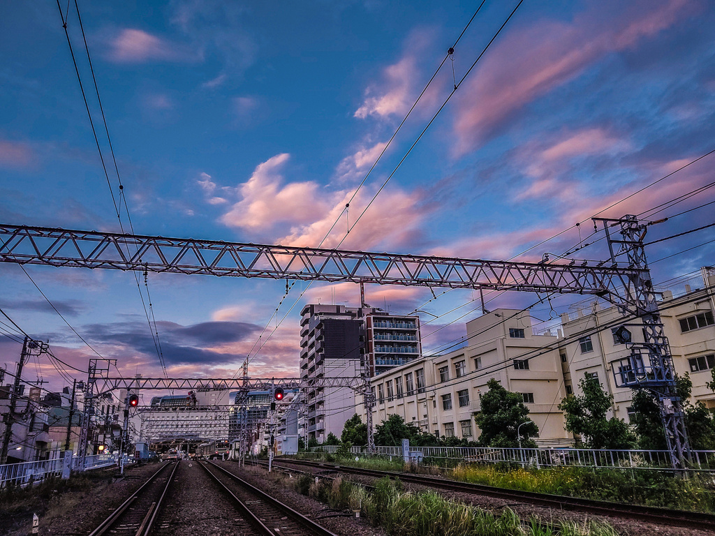 蒲田夕景