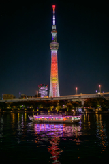 隅田川の屋形船