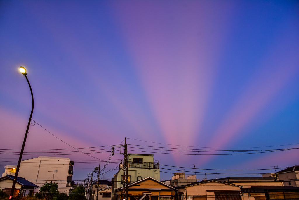 東へ沈むぅぅぅ