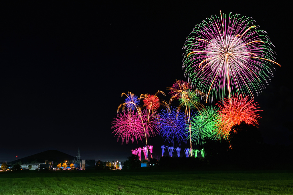 モエレ沼芸術花火(自宅編集版)