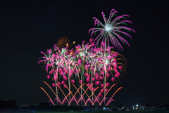 二年前の常総きぬ川花火大会