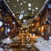 ひがし茶屋街の雪景色(再編集版)