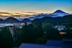 富士山と韮山反射炉