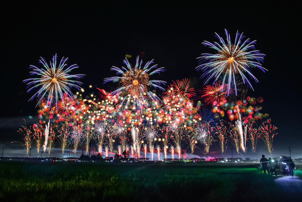 二年前の全国花火競技大会 大曲の花火 by 鈴電 （ID：10507205） - 写真共有サイト:PHOTOHITO