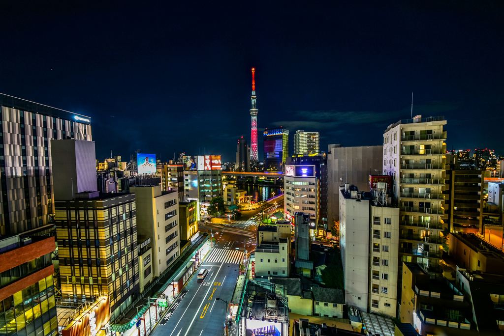 浅草文化センター夜景