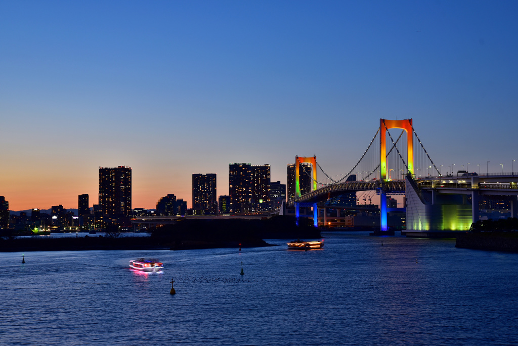 お台場夕景3