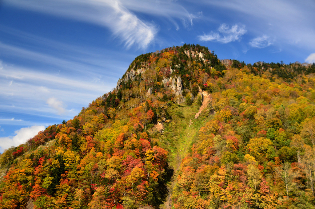 層雲峡の紅葉