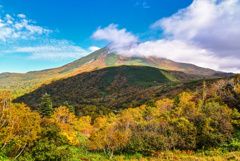 秋の知床峠