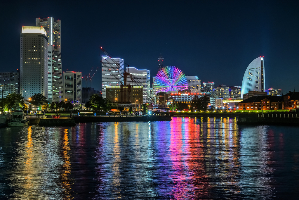 象の鼻防波堤夜景