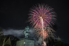 山形冬の花火大会 in 霞城公園(速報版)