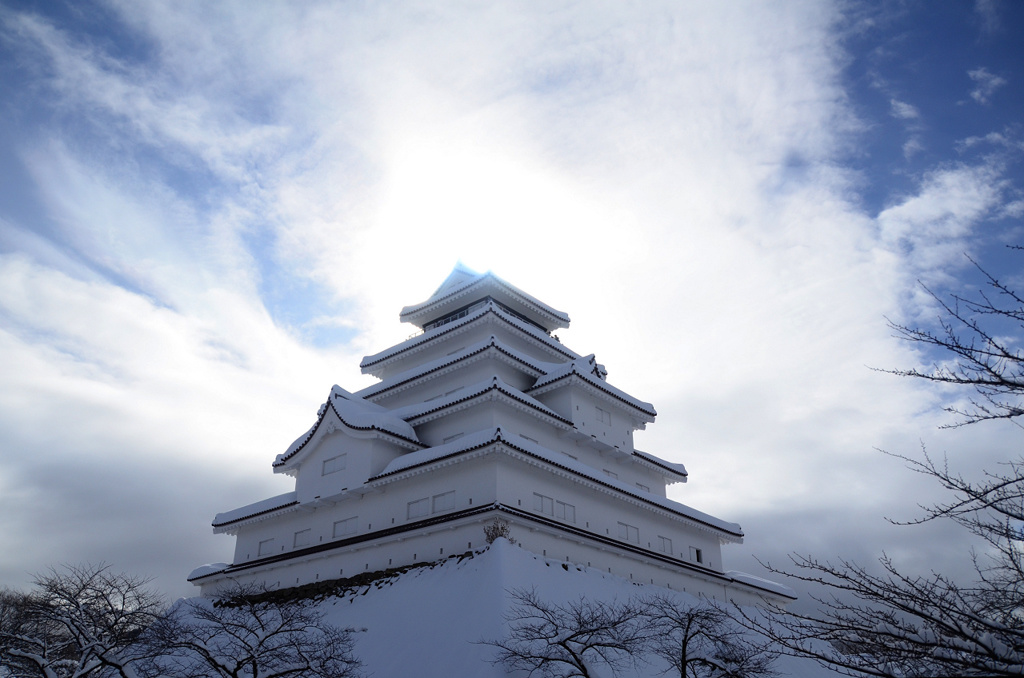 冬の鶴ヶ城2