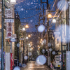 蒲田の雪景色