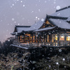 清水寺の雪景色