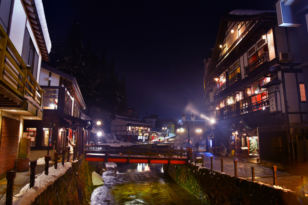 銀山温泉の夜