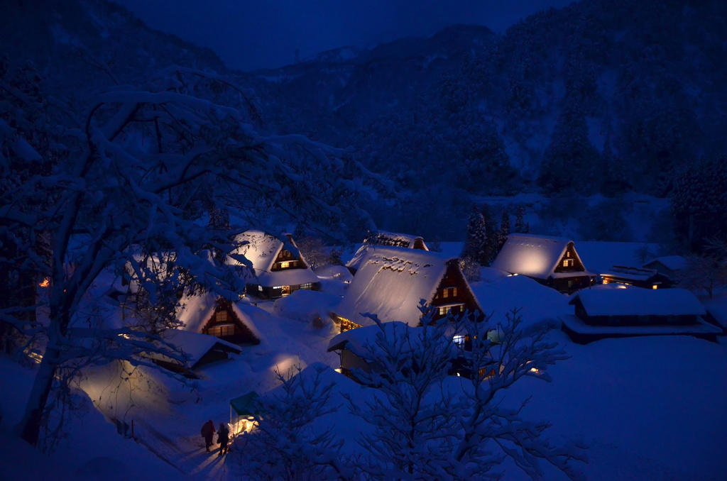 五箇山の黄昏