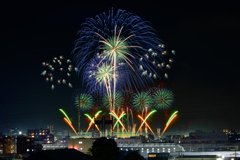 東京競馬場花火(再現像)