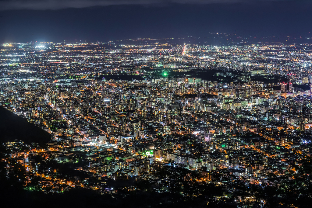 藻岩山夜景(自宅編集版)