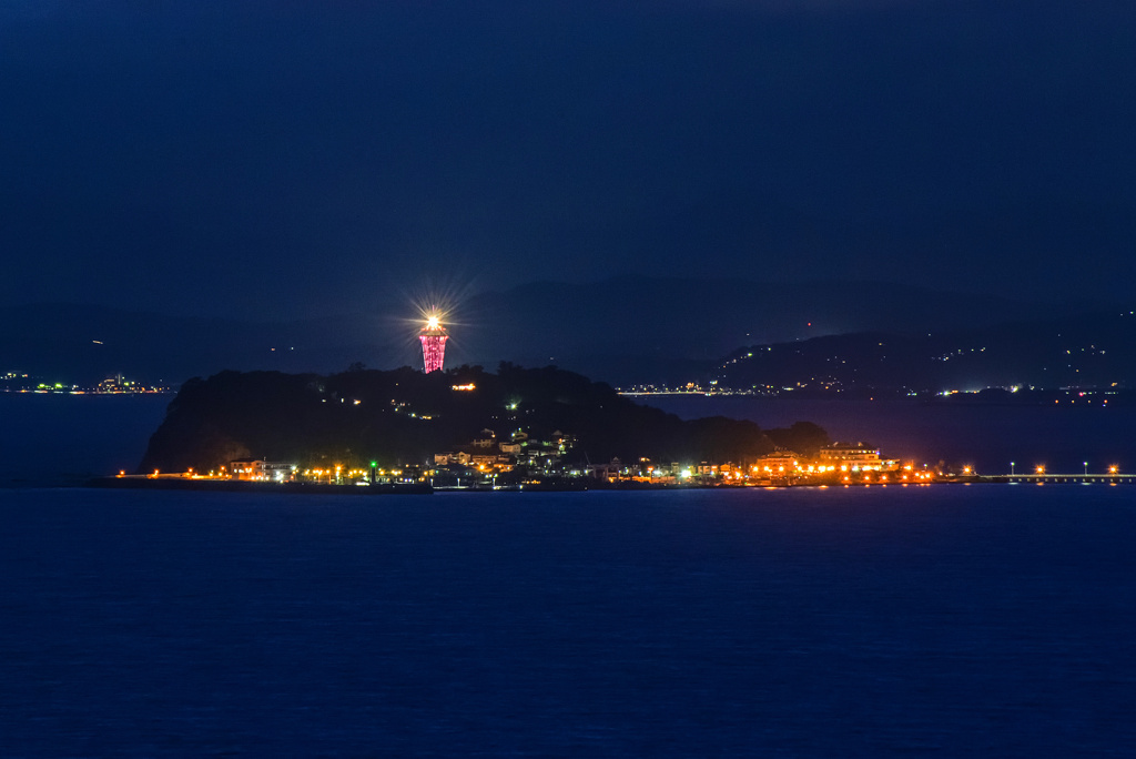 江の島の夜