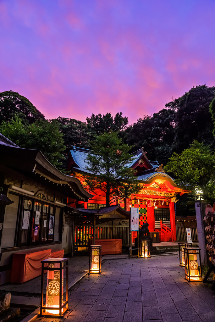 江の島夕景2