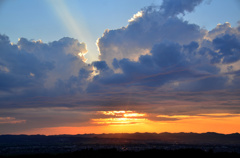 長岡夕景