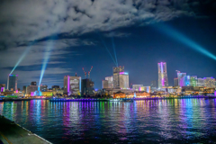 パステルカラーの横浜