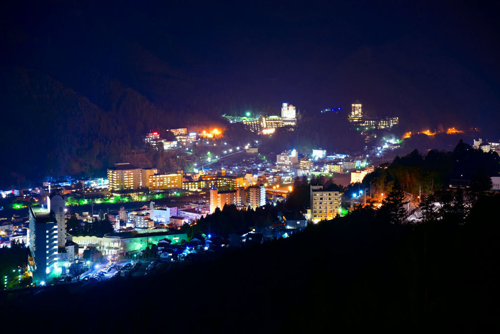 下呂温泉夜景