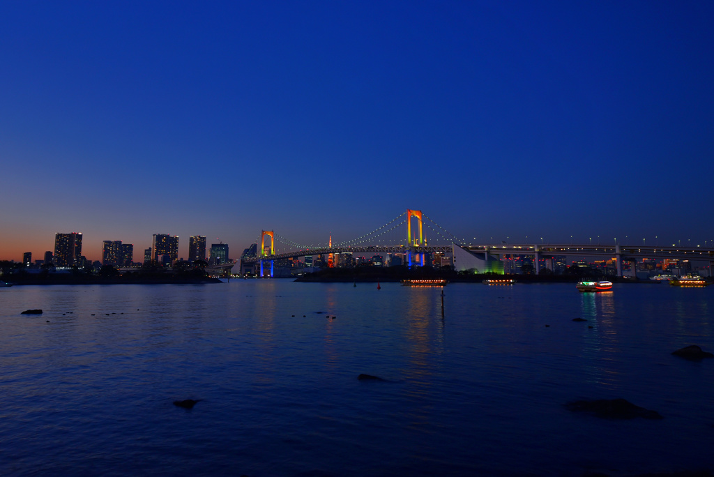 お台場の黄昏