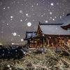 清水寺の雪景色