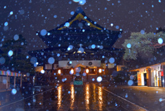 雪の善光寺