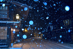 奈良井宿の雪景色3