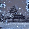 松本城雪景色2