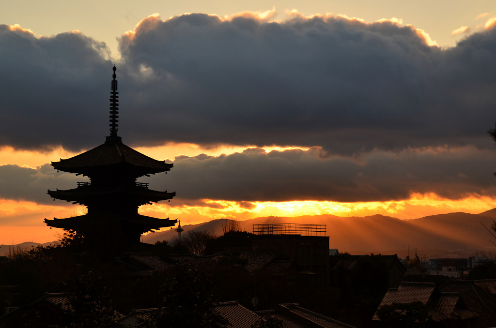 東山夕景2