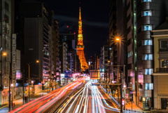 東京タワーのある風景